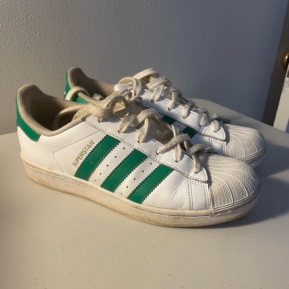 Adidas Superstar Green Size 7.5